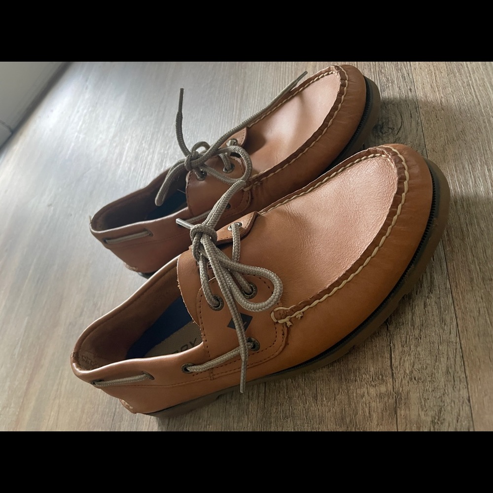 Sperry Top Sliders (Mens) Size 10, Leather